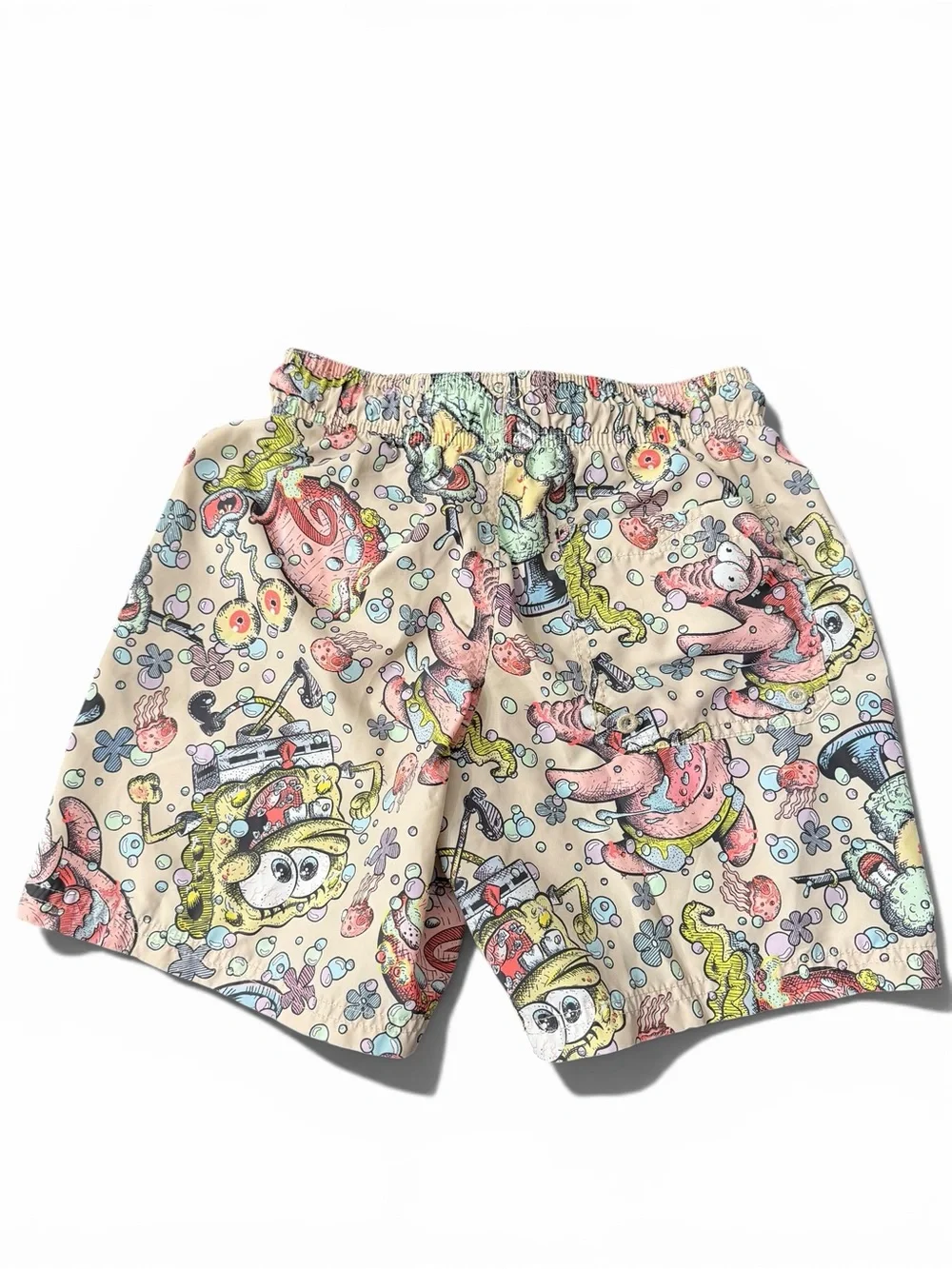 H&M Boys’ SpongeBob SquarePants Print Swim Trunks | Size 8-10